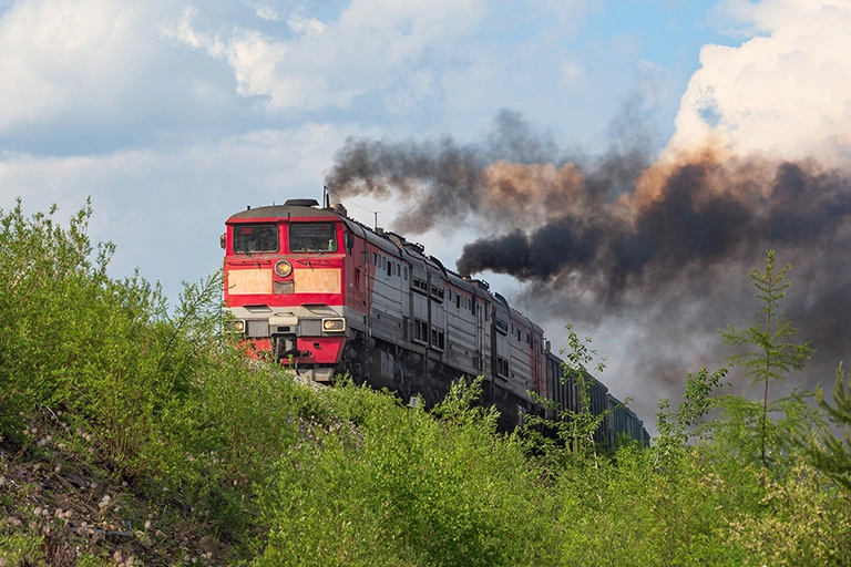 How Decades-Old Trains Are Harming Air Quality